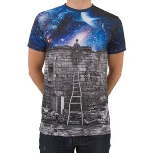 The Beginning Is Near Galaxy Sublimation Graphic T-Shirt